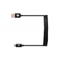 Goodis 5529115 Cablu spiralat micro-USB - USB 1m negru