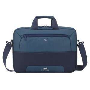 Geanta laptop Rivacase 7737 steel blue/aquamarine, 15.6"