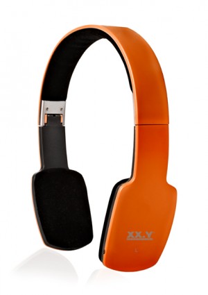 Casti audio cu banda XX.Y R-15 BT, Bluetooth, Orange